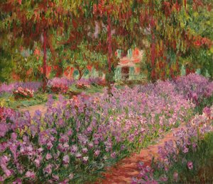 Le jardin à Giverny, 1900